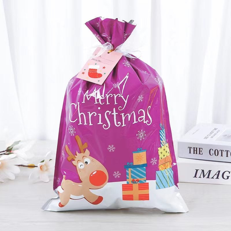 🎄Drawstring Christmas Gift Bags