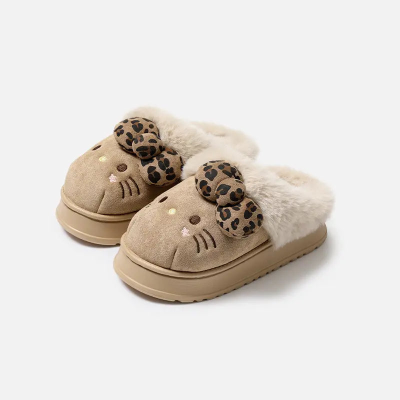 Limited-time offer:🌸Comfy Hello Kitty Fur Slippers
