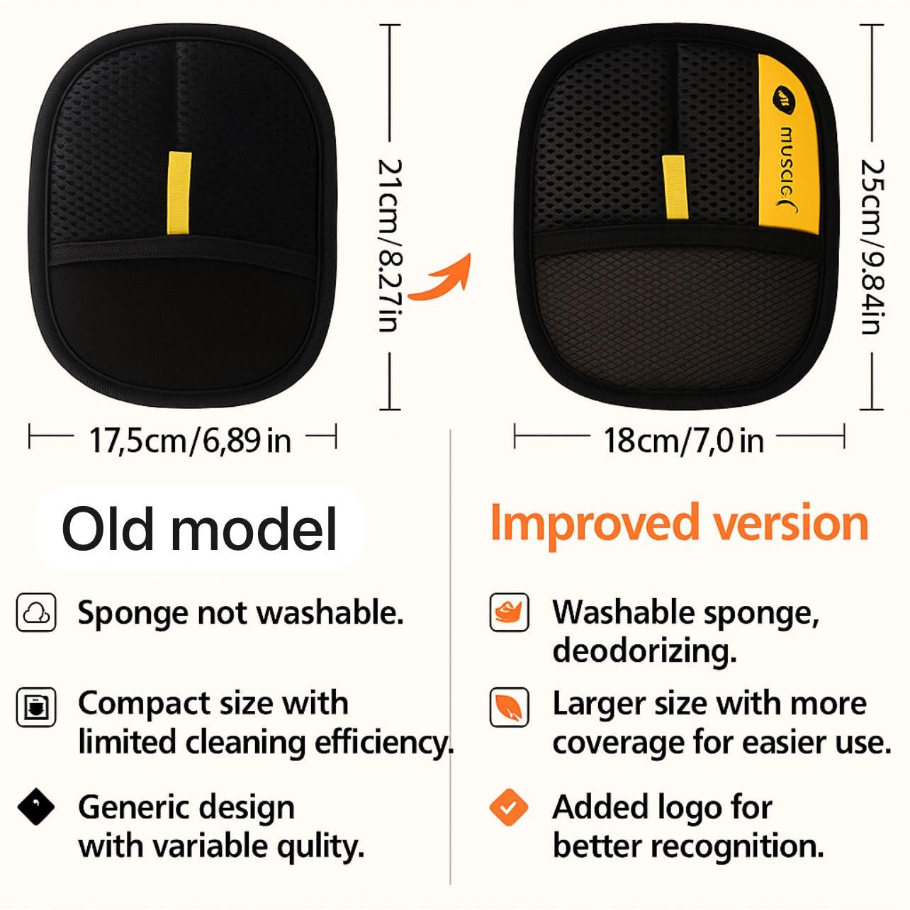 🔥Pet static electricity hair removal gloves