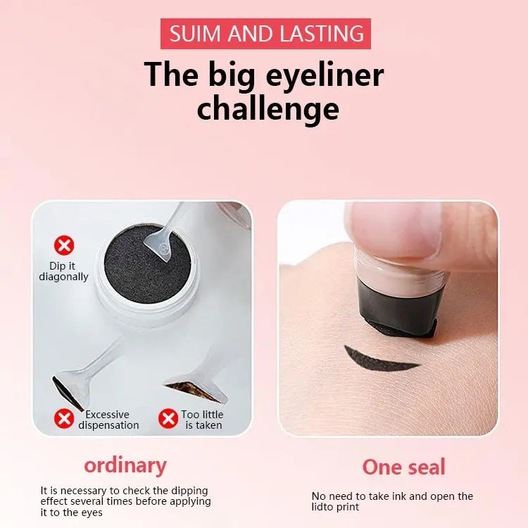 QIAWI™ Rotating Eyeliner Stamp Pen for Easy Cat Eyes