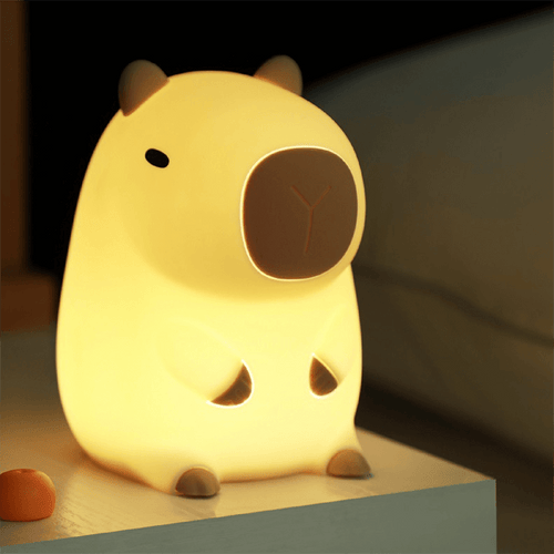 🌸Capybara Squishy Night Light - Perfect Gift 🎁