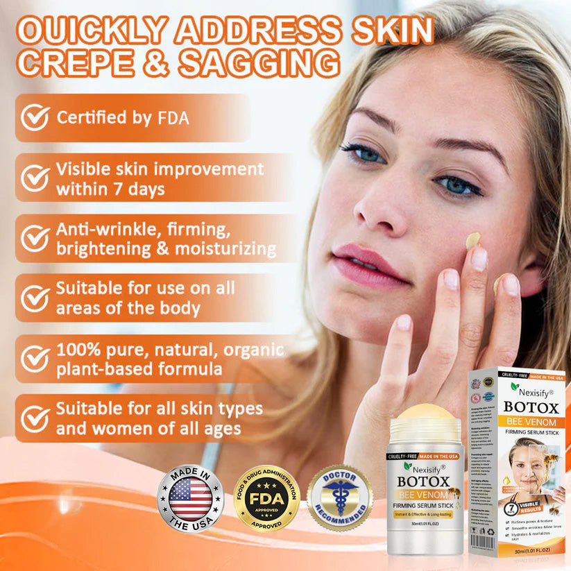 Made and Shipped from USA✨Nexisify® Botox Bee Venom Firming Serum Stick(🔥LAST DAY 70% OFF)💄