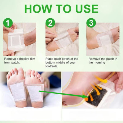 🌙 Juxek™ Foot Detox Patches-Relax • Detox • Sleep Better