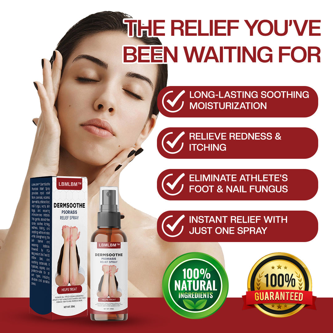 【Last Day Promotion 80% OFF🔥】 DermSoothe Psoriasis Relief Spray🇺🇸👨‍⚕️（Zero Itch, 3-Min Relief | 99.5% Skin Recovery Rate | All-Natural, 24/7 Repair | ）🔥🎁