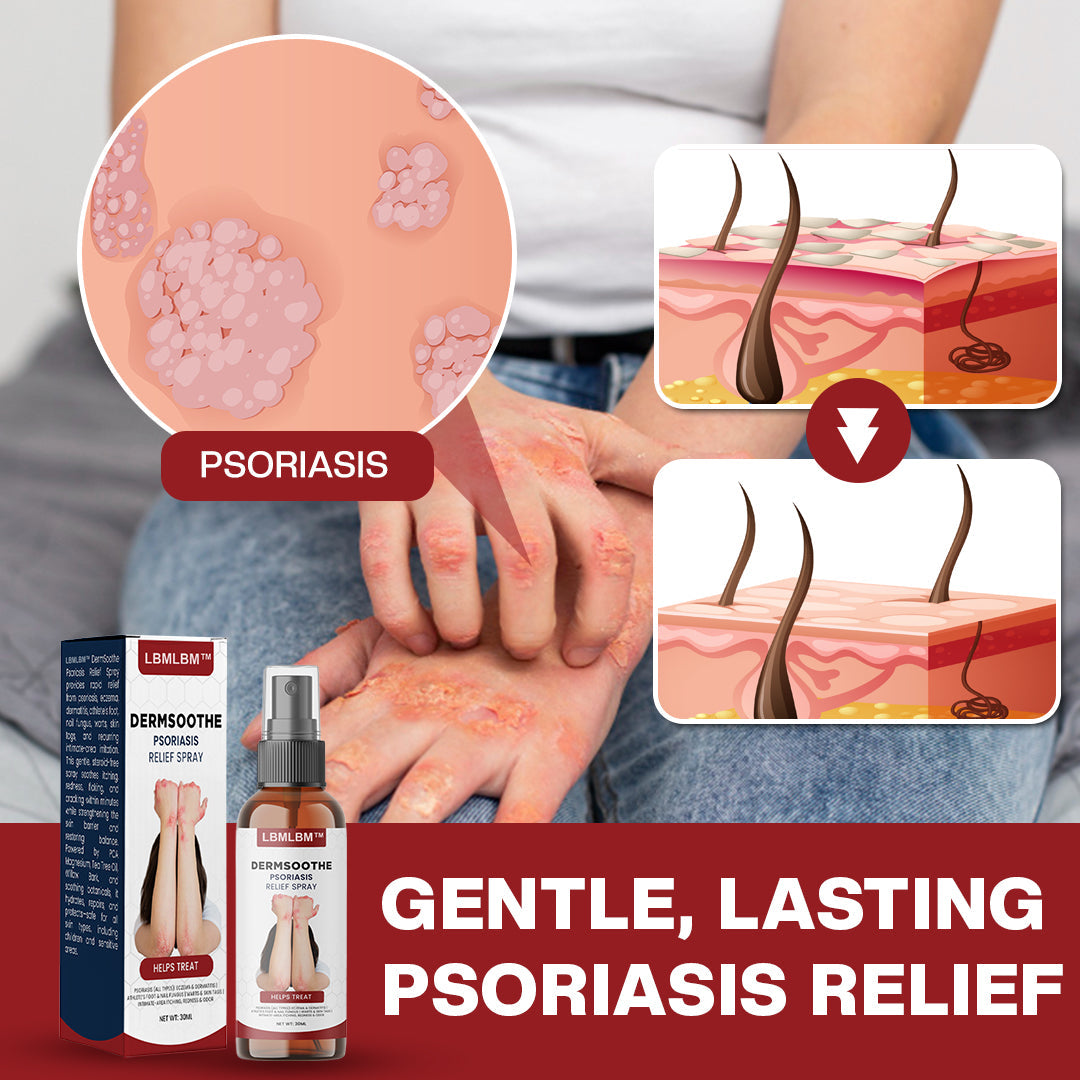 【Last Day Promotion 80% OFF🔥】 DermSoothe Psoriasis Relief Spray🇺🇸👨‍⚕️（Zero Itch, 3-Min Relief | 99.5% Skin Recovery Rate | All-Natural, 24/7 Repair | ）🔥🎁