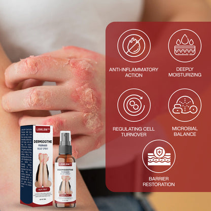 【Last Day Promotion 80% OFF🔥】 DermSoothe Psoriasis Relief Spray🇺🇸👨‍⚕️（Zero Itch, 3-Min Relief | 99.5% Skin Recovery Rate | All-Natural, 24/7 Repair | ）🔥🎁