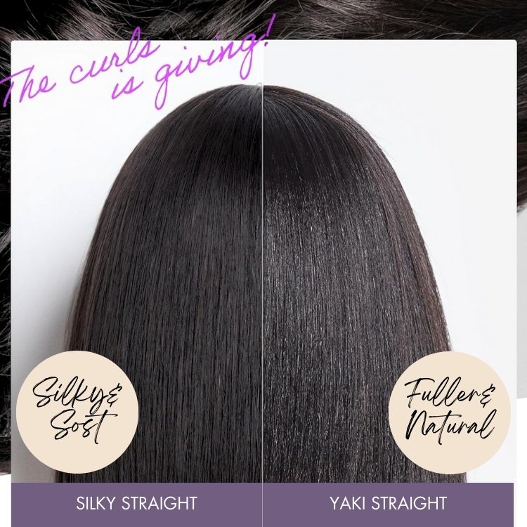 Tiktok Exclusive Deal | Put On and Go Realistic Glueless Yaki Straight Bob with Bangs Minimalist Lace Wig 100% Human Hair