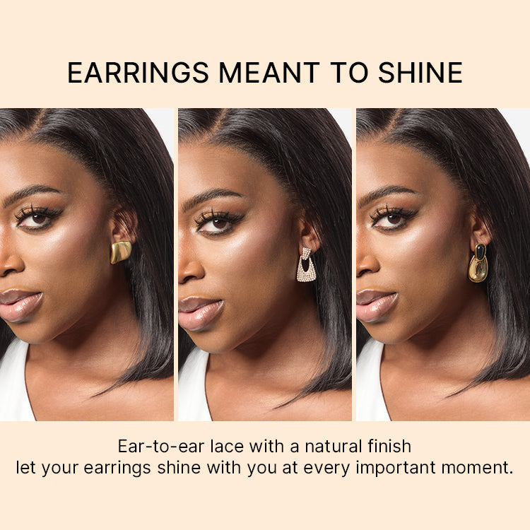 200% / 250% Density Loose Wave Glueless 13x6 HD Lace Front Wig Human Hair Pre-Cut Lace Flexi-Fit Drawstring Cap