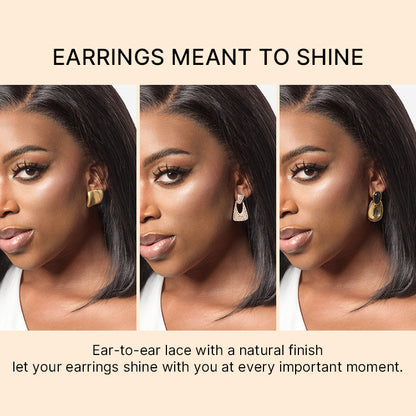 200% / 250% Density Loose Wave Glueless 13x6 HD Lace Front Wig Human Hair Pre-Cut Lace Flexi-Fit Drawstring Cap