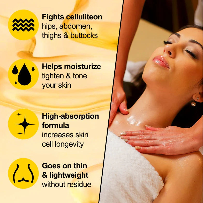 Final 3 Hours: 60%OFF🔥Naturals Cellulite Massage Oil