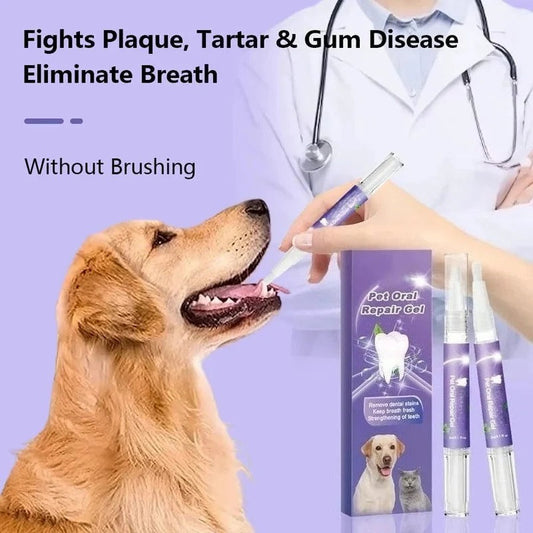 🔥Pawzioo™ Pet Oral Repair Gel  – Freshen Your Pet’s Breath & Improve Gum Health Fast!