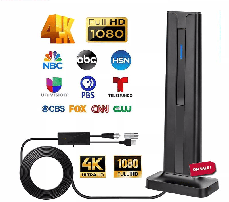 🔥 TV Antenna Digital HD Antena Indoor HDTV 1080P 4K Long Range