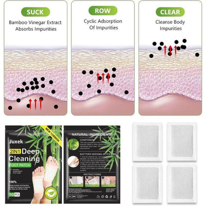 🌙 Juxek™ Foot Detox Patches-Relax • Detox • Sleep Better