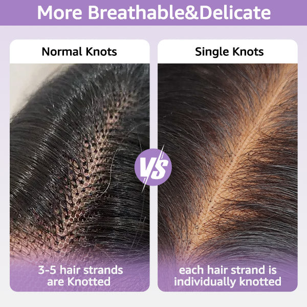 OQHAIR Kinky Straight Hair Wear Go Glueless Wigs 7x5 HD Lace Pre Cut Lace Closure Wigs