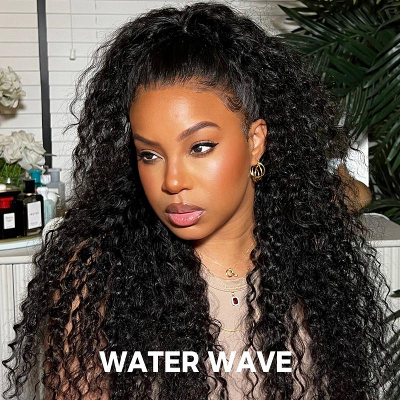 UP TO 70%OFF🔥Pre-Cut Lace Kinky Straight 360 Full Lace Frontal Glueless Wig With Invisi Drawstring Pre Plucked Human Hair Wig