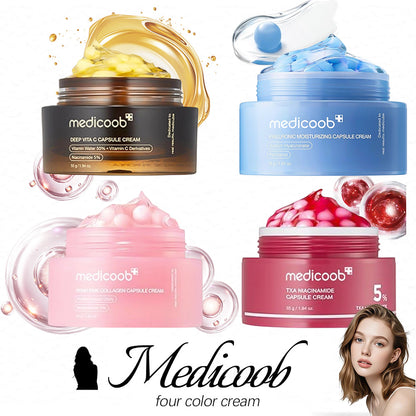 🔥🔥🔥Final 3 hours:70% OFF Mix & Match Boba Cream Set | Tiktok Viral Capsule Creams for Uneven Skin Tone, Glow Hydration, Korean Skincare, K-beauty