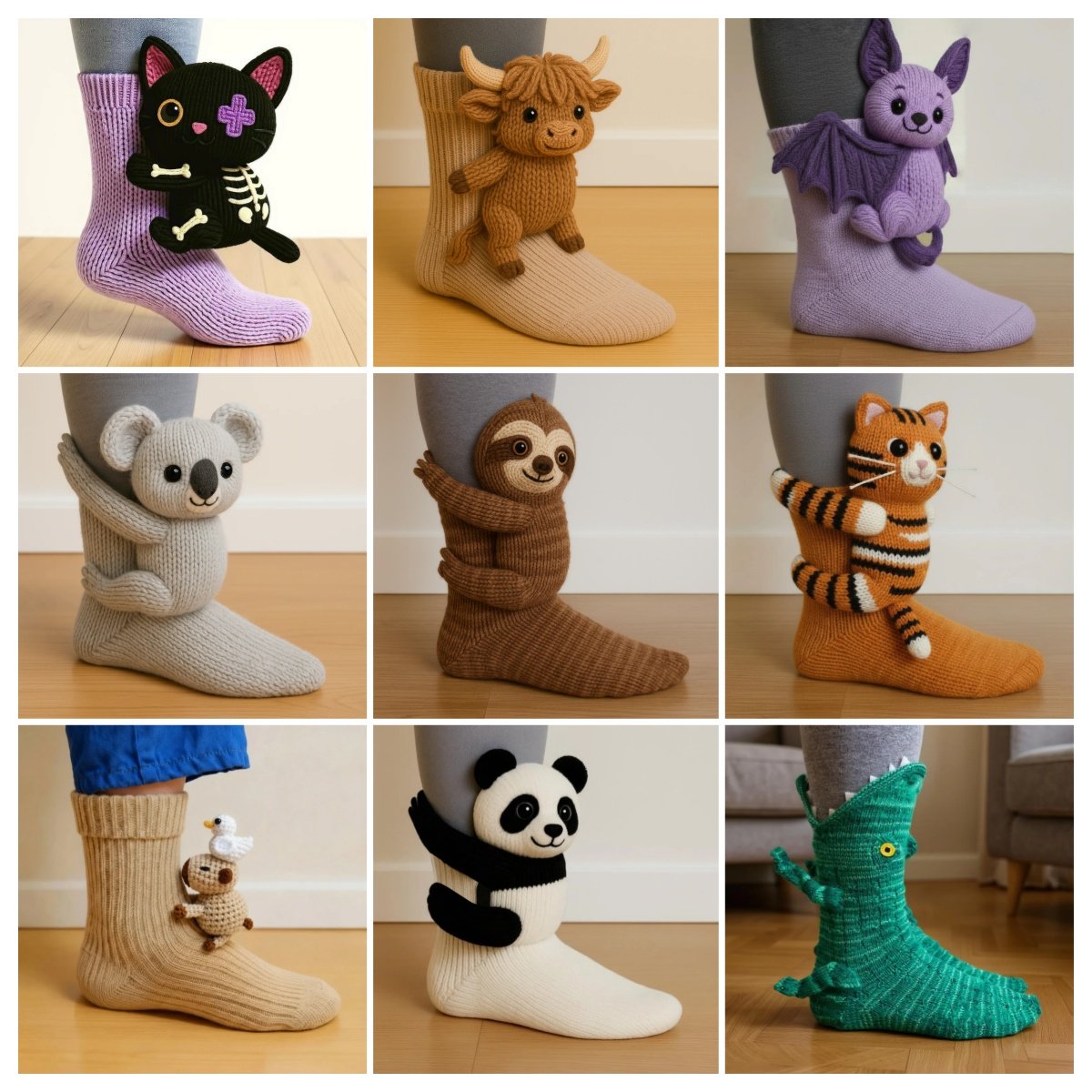 Buy one get one free：🔥HOT SALE🦥3D Animal Socks🧦