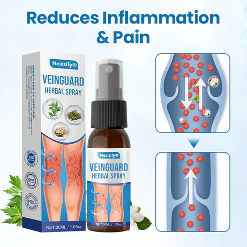 Nexisify® VeinGuard Herbal Spray-✅ Clinically proven to eliminate varicose veins in just 7 days!
