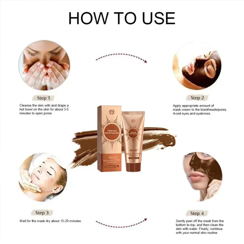 🌸[Official Brand Store] BBOJI™ Herbal Spots Peel-Off Facial Mask