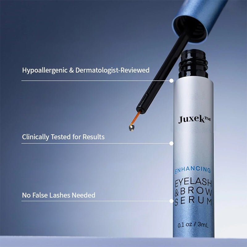 Juxek™ 🔥Eyelash & Brow Serum, Dermatologist Certified, Vegan & Cruelty-Free