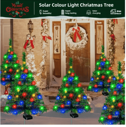 🎄Solar Christmas Trees Lights Outdoor Decoration Waterproof