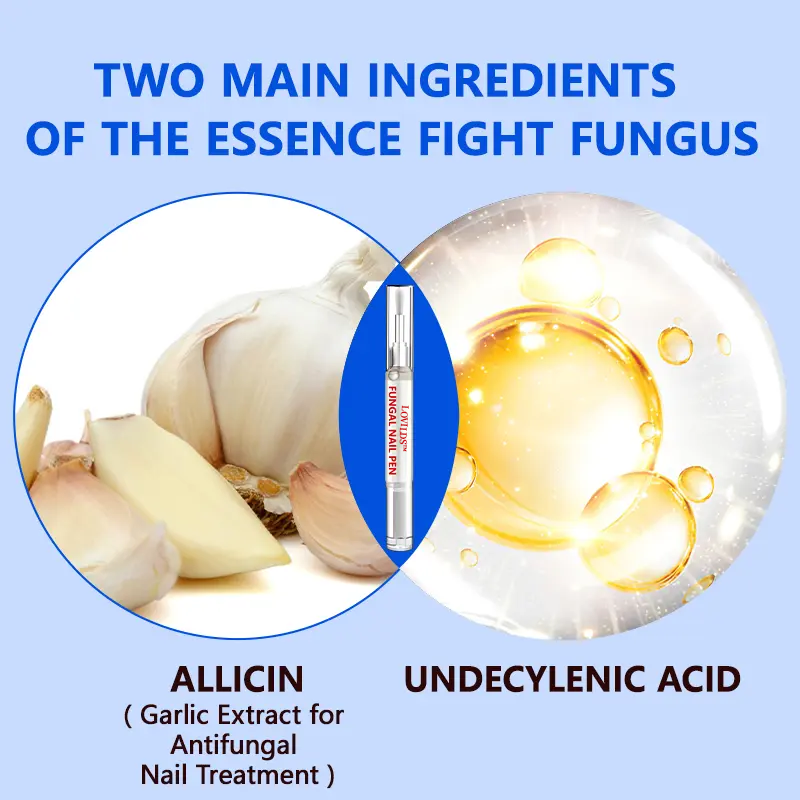 Nail Pen with Allicin & Undecylenic Acid, Nail Health Care Pen, Nail Fungus Care Pen for Solving Fungal Nails and Other Nail Problems,