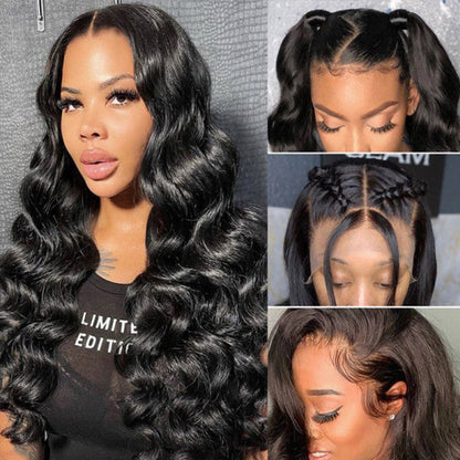 Crazy Sale | @bigekane & @thequeenleora Recommend 16"-34" Loose Deep Wave 13x6 Full Lace Frontal Wig No Code Needed