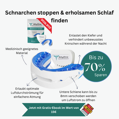 🌸 All-in-One Anti-Schnarch-Schiene (Zahnschutz)