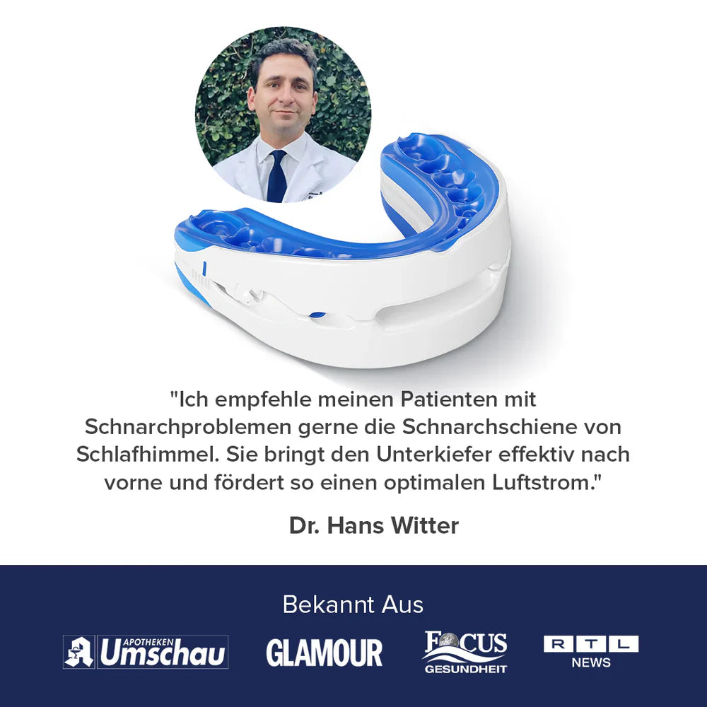 🌸 All-in-One Anti-Schnarch-Schiene (Zahnschutz)