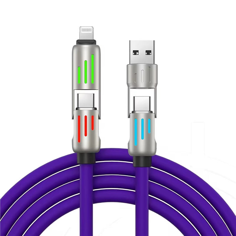⚡4-in-1 USB Charging Cable fast charging