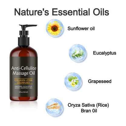 Final 3 Hours: 60%OFF🔥Naturals Cellulite Massage Oil