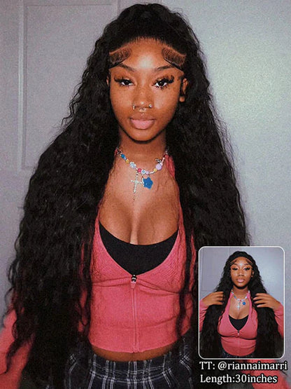 Crazy Sale | @bigekane & @thequeenleora Recommend 16"-34" Loose Deep Wave 13x6 Full Lace Frontal Wig No Code Needed
