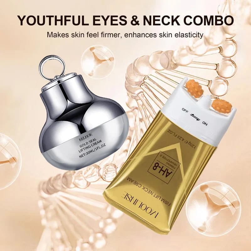 Neck & Eye Care Set – Tighten, Smooth & Hydrate ✨ All-in-One Moisturizing Treatment for Delicate Skin 💧