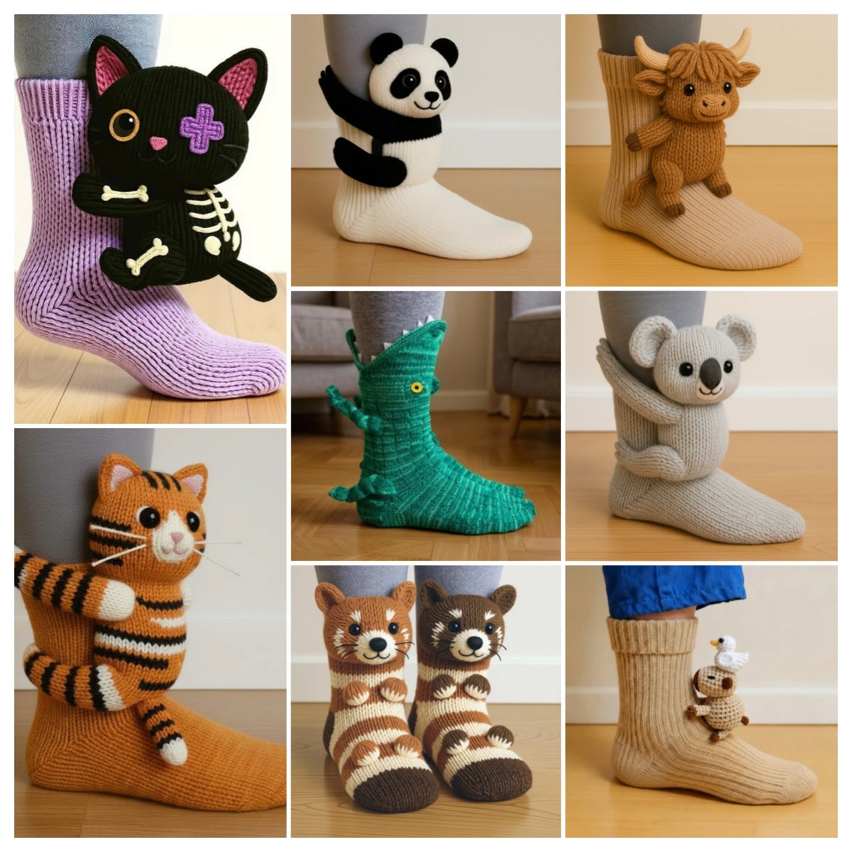 Buy one get one free：🔥HOT SALE🦥3D Animal Socks🧦