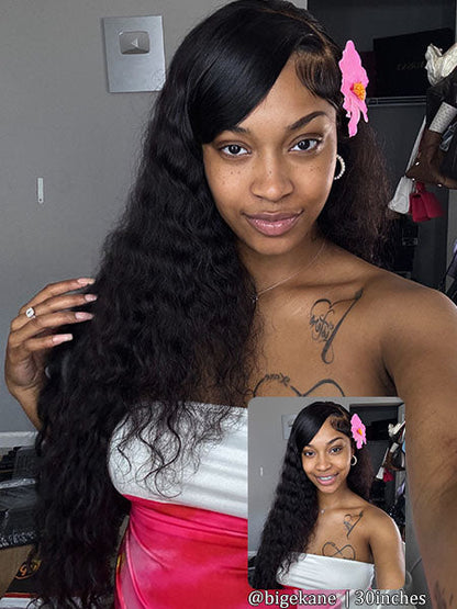 Crazy Sale | @bigekane & @thequeenleora Recommend 16"-34" Loose Deep Wave 13x6 Full Lace Frontal Wig No Code Needed