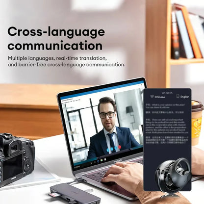 🏆LAST DAY SALE 60% OFF⏰AI Translation T26 Pro MAX Wireless Bluetooth Translation Earbuds