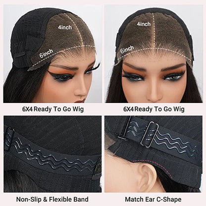 $199 30Inch Straight Hair Transparent Lace Glueless Wigs Human Hair 180% Density Flash Sale