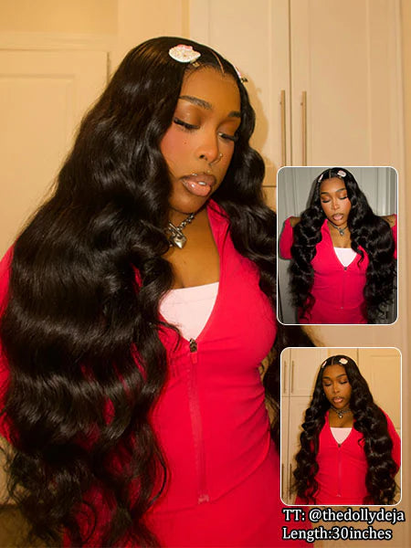 Crazy Sale | @bigekane & @thequeenleora Recommend 16"-34" Loose Deep Wave 13x6 Full Lace Frontal Wig No Code Needed