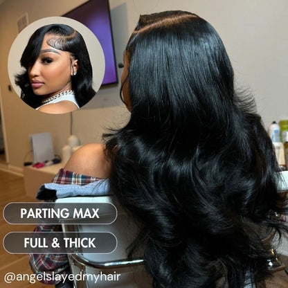 🌸Black 13X6 Skinlike Real HD Lace Front Wigs Body Wave🌸