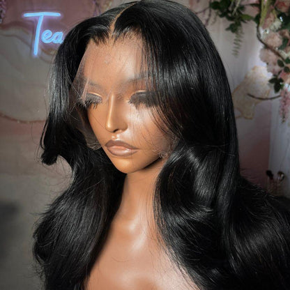 🌸Black 13X6 Skinlike Real HD Lace Front Wigs Body Wave🌸