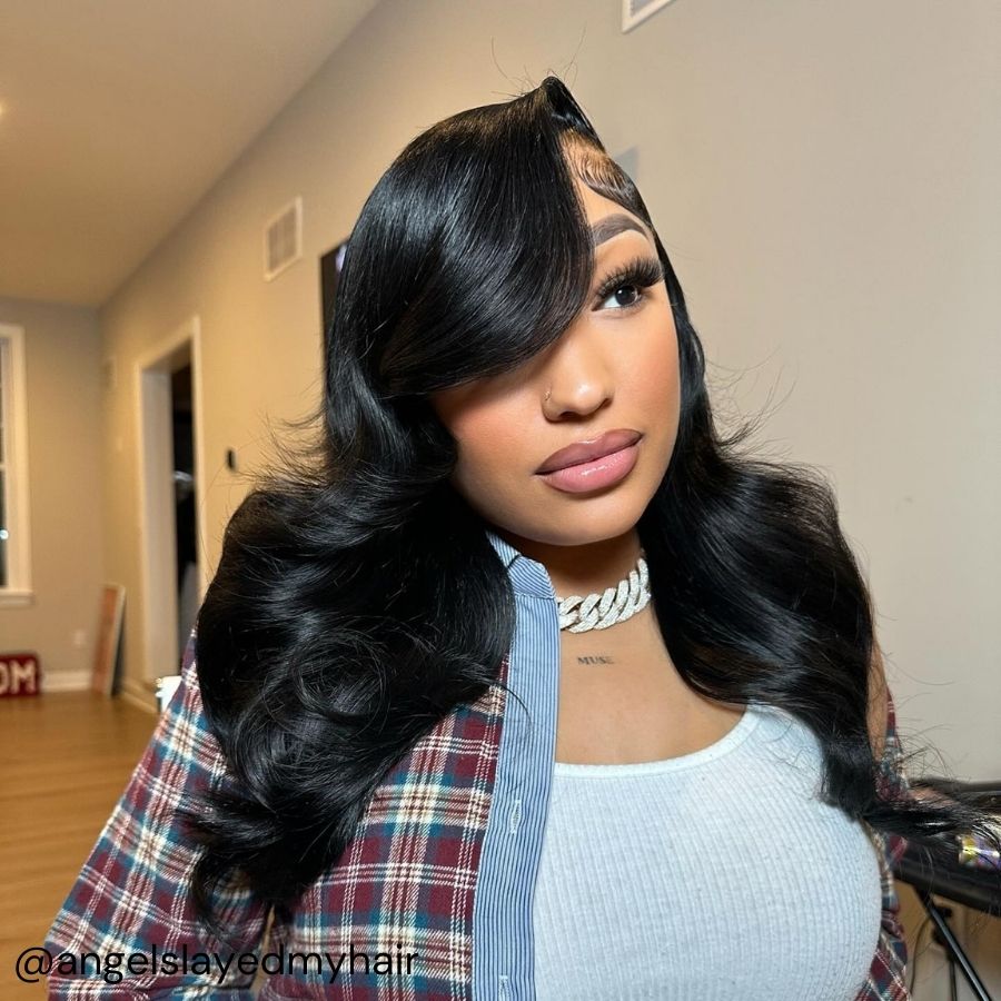 🌸Black 13X6 Skinlike Real HD Lace Front Wigs Body Wave🌸